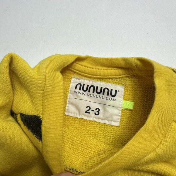 Yellow Smiley Face Kids Dress - Picture 7 of 7
